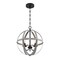 Westinghouse Chandelier 40W 3Lght Stella Mira Antq Ash Mtl Bnd, Matte Black Candelabra 6110400 - alternate 3